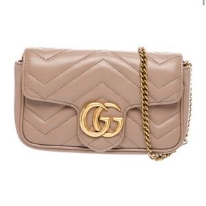 Gucci Double G Marmont Super Mini, Excellent Condition